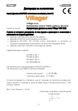 Preview for 65 page of Villager VBV 2120 Original Instruction Manual