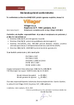 Preview for 207 page of Villager VCPS 0820 Original Operating Instructions