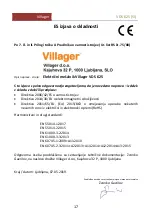 Preview for 17 page of Villager VDS 625 Original Instruction Manual