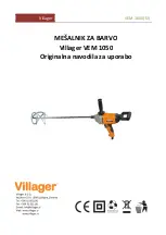 Villager VEM 1050 Original Instruction Manual preview