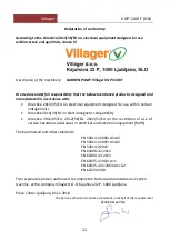 Preview for 22 page of Villager VGP 1100 F Original Instructions Manual