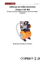 Предварительный просмотр 1 страницы Villager VGP 800 Original Instruction Manual