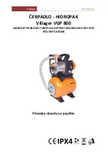 Предварительный просмотр 40 страницы Villager VGP 800 Original Instruction Manual