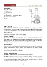 Preview for 18 page of Villager VHW 100 Operator'S Manual