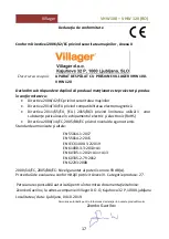 Preview for 83 page of Villager VHW 100 Operator'S Manual