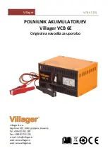 Villager Villager VCB 6E Original Instruction Manual предпросмотр