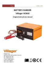 Preview for 12 page of Villager Villager VCB 6E Original Instruction Manual