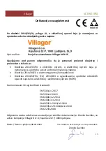 Preview for 40 page of Villager Villager VCB 6E Original Instruction Manual