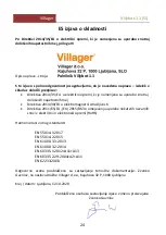 Preview for 24 page of Villager Villybot 1.1 Original Instruction Manual