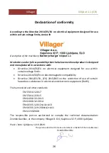 Preview for 50 page of Villager Villybot 1.1 Original Instruction Manual