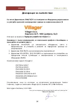 Preview for 101 page of Villager Villybot 1.1 Original Instruction Manual