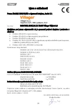 Preview for 151 page of Villager Villybot 2.0 Original Instruction Manual