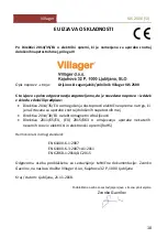 Предварительный просмотр 10 страницы Villager VJS 2500 Original Instruction Manual