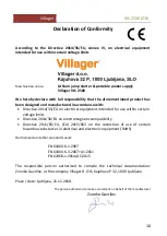 Preview for 20 page of Villager VJS 2500 Original Instruction Manual