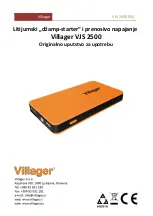 Preview for 21 page of Villager VJS 2500 Original Instruction Manual