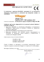 Preview for 42 page of Villager VJS 2500 Original Instruction Manual