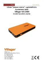 Preview for 53 page of Villager VJS 2500 Original Instruction Manual