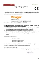 Preview for 62 page of Villager VJS 2500 Original Instruction Manual