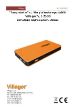 Preview for 73 page of Villager VJS 2500 Original Instruction Manual