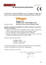 Preview for 82 page of Villager VJS 2500 Original Instruction Manual