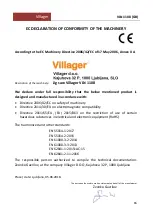 Предварительный просмотр 32 страницы Villager VLN 1108 Original Instruction Manual