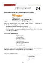 Preview for 98 page of Villager VLN 1140 Original Instruction Manual