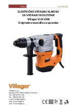 Villager VLN 1506 Original Instruction Manual preview