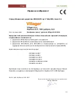 Preview for 88 page of Villager VLN 1506 Original Instruction Manual