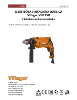 Предварительный просмотр 27 страницы Villager VLN 250 Original Operating Manual