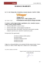 Preview for 14 page of Villager VLN 3208 Original Manual