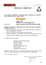 Предварительный просмотр 49 страницы Villager VLN 3208 Original Manual