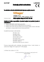 Preview for 137 page of Villager VLP 407 Original Instruction Manual