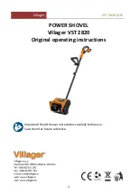 Preview for 16 page of Villager VST 2820 Original Operating Instructions