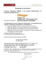 Preview for 124 page of Villager VTB 842 PRIME Original Owner'S Manual