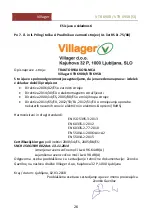 Preview for 26 page of Villager VTR 690B Manual