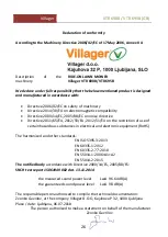 Preview for 52 page of Villager VTR 690B Manual