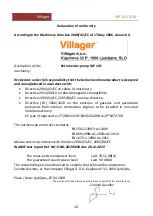 Предварительный просмотр 24 страницы Villager WP 10 E Original Instruction Manual