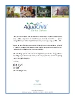 Предварительный просмотр 3 страницы Villara AquaChill AQV Homeowner’S Operation Manual