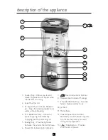 Предварительный просмотр 5 страницы Villaware BLVLLAZ05H Instruction Manual