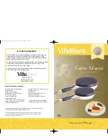 Предварительный просмотр 1 страницы Villaware Crpe Maker Directions