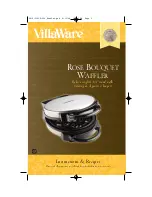 Предварительный просмотр 1 страницы Villaware ROSE BOUQUET WAFFLER Instructions And Recipes Manual