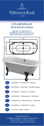 Villeroy & Boch BQ175CEA7V Installation, Maintenace, Guarantee preview