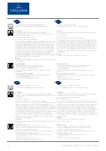 Preview for 2 page of Villeroy & Boch Finero C53101DH Installation Instruction