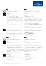 Preview for 5 page of Villeroy & Boch Finero C53101DH Installation Instruction