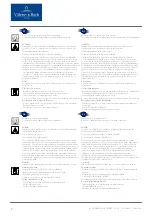 Preview for 8 page of Villeroy & Boch Finero C53101DH Installation Instruction