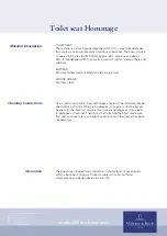 Preview for 2 page of Villeroy & Boch Hommage 8809 S1 Manual