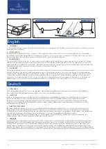 Предварительный просмотр 2 страницы Villeroy & Boch Hommage Duo UBQ180HOM7W0V-01 Installation Instructions