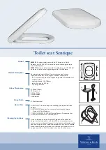 Preview for 1 page of Villeroy & Boch Sentique Quick Start Manual