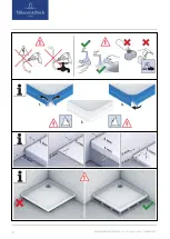 Предварительный просмотр 2 страницы Villeroy & Boch Squaro Super Flat Installation Instructions Manual