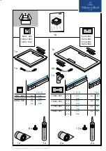 Preview for 3 page of Villeroy & Boch Squaro Super Flat Installation Instructions Manual